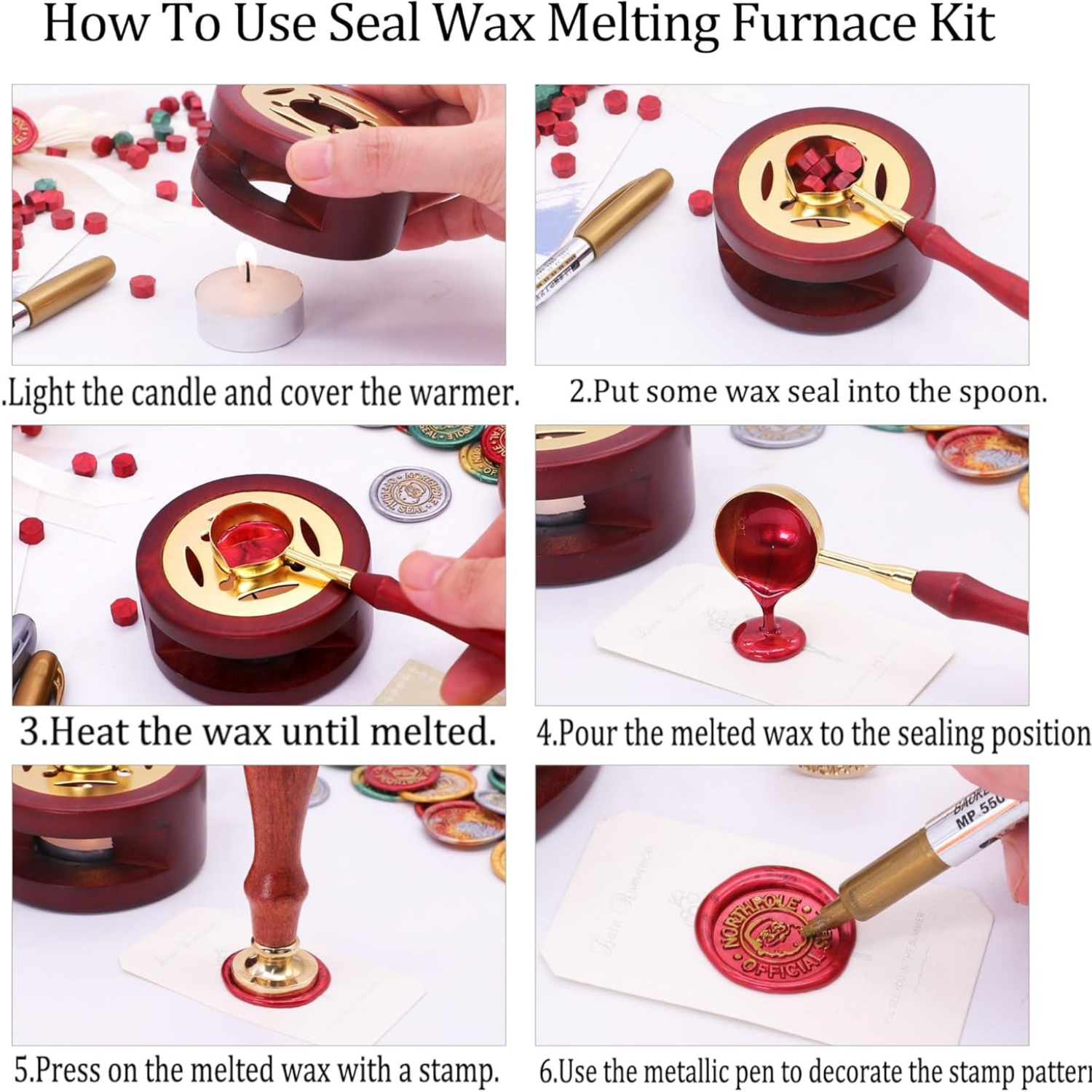 Christmas Seal Wax Kit - 800pc - Wax Seal Letter Kit recensie en prijs