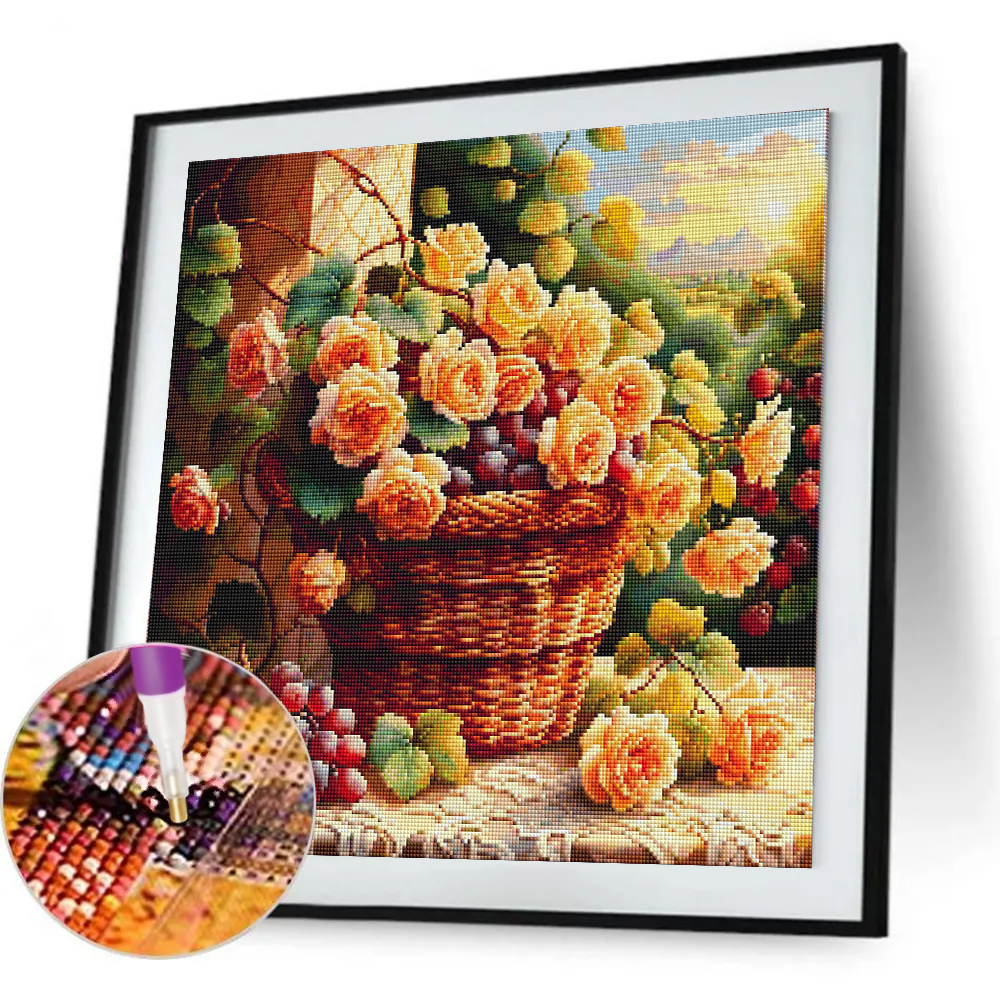 Flower Diamond Painting Kit Fu - Photo Mosaic Print recensie en prijs