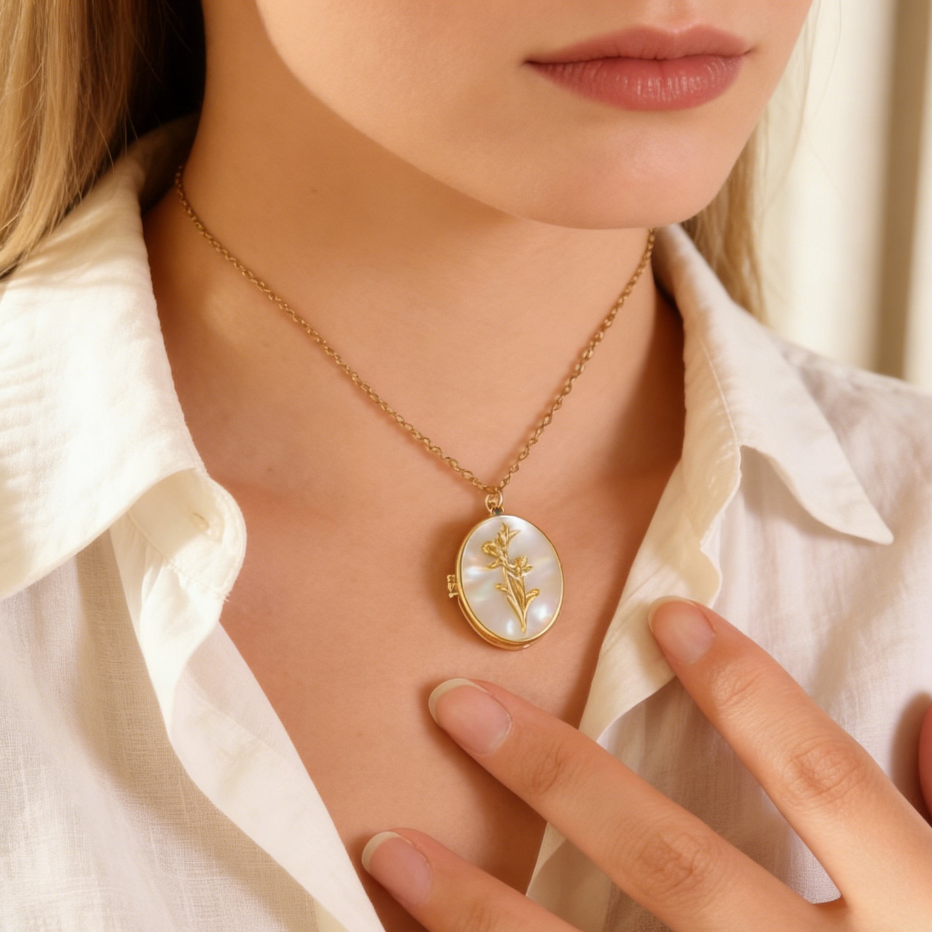 Diamon Birth Flower Custom Col - Birth Flower Necklace recensie en prijs
