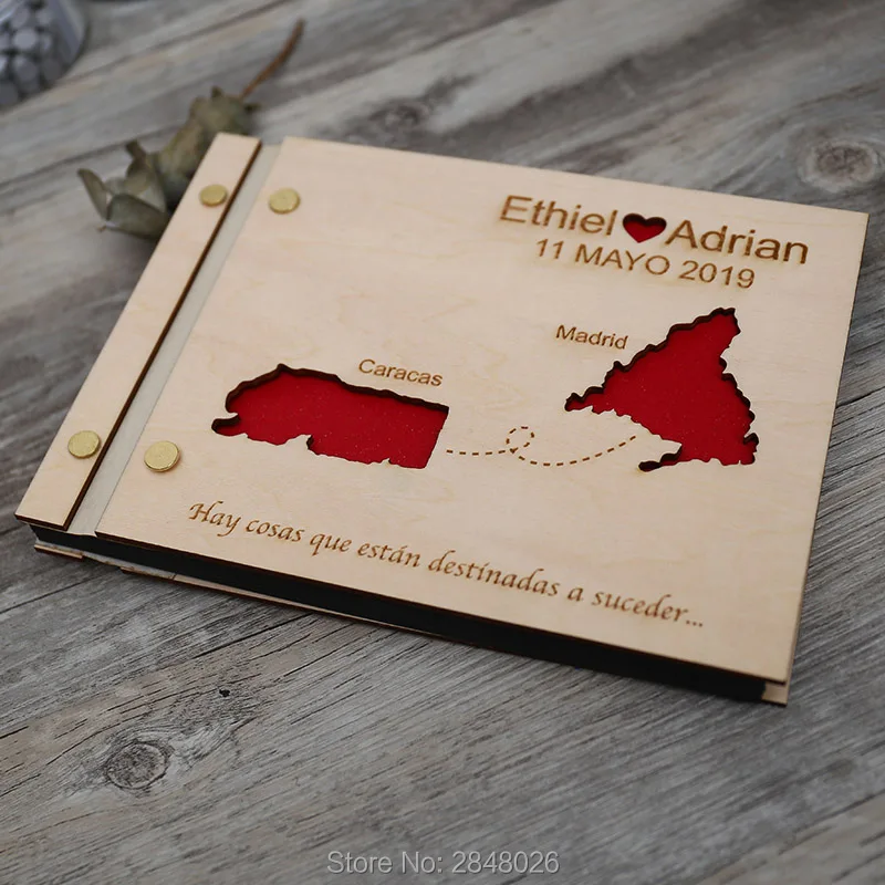 Map engraved wedding guestbook - Custom Star Map recensie en prijs