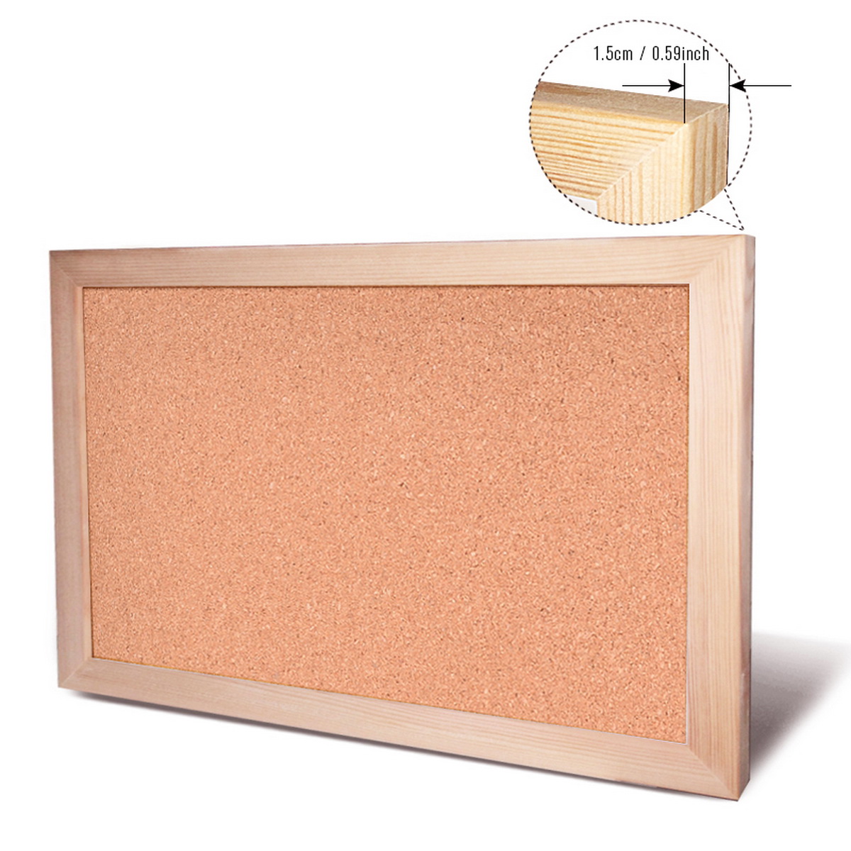 Vintage Pine Wood Frame Cork B - Engraved Wood Frame recensie en prijs