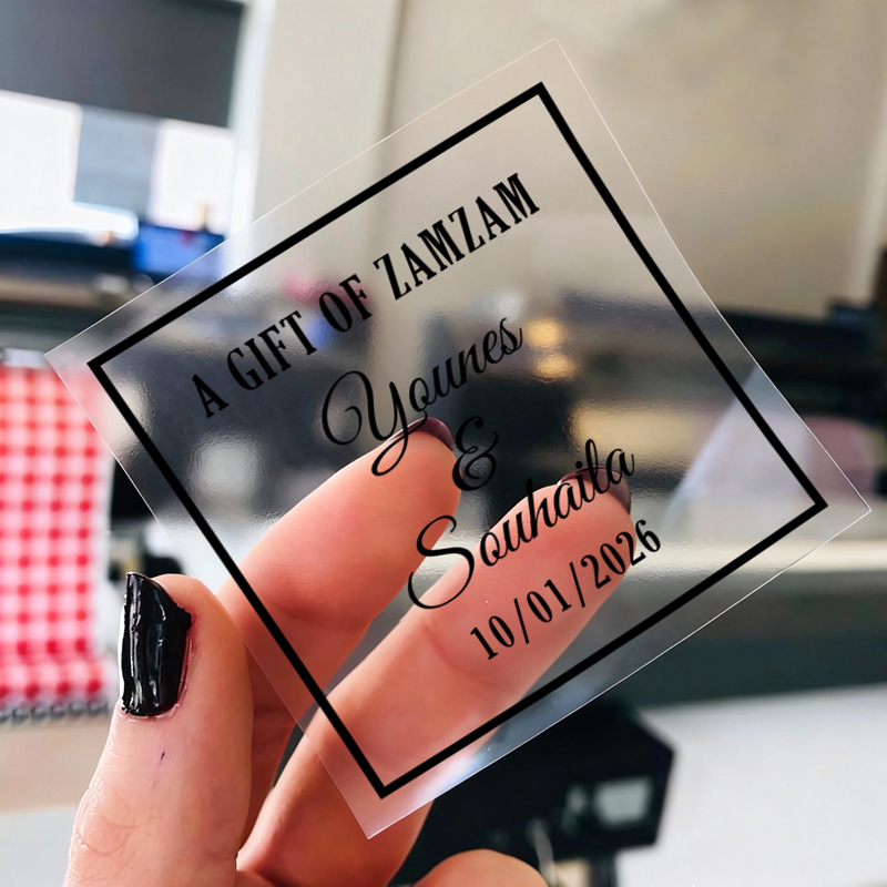 50PCS Square Personalized Wedd - Personalised Candle Label recensie en prijs