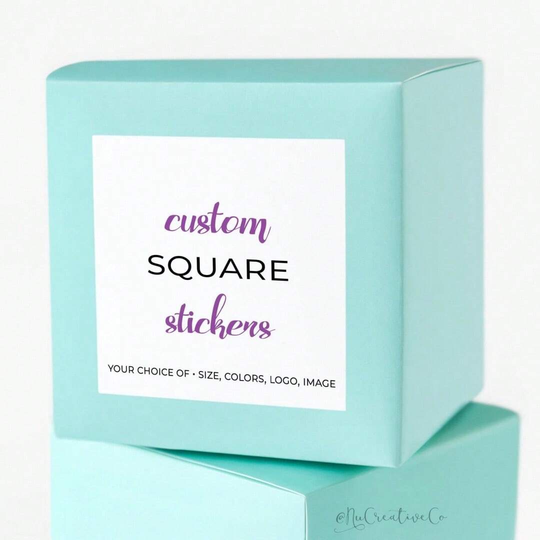 Custom stickers 4-8 cm persona - Personalised Candle Label recensie en prijs
