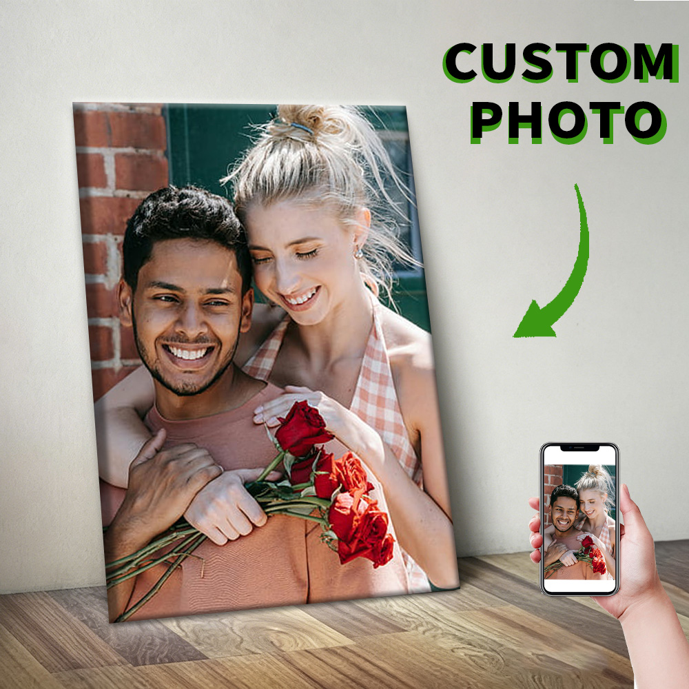 1 Pc Customized Photos on Canv - Engraved Wood Frame recensie en prijs