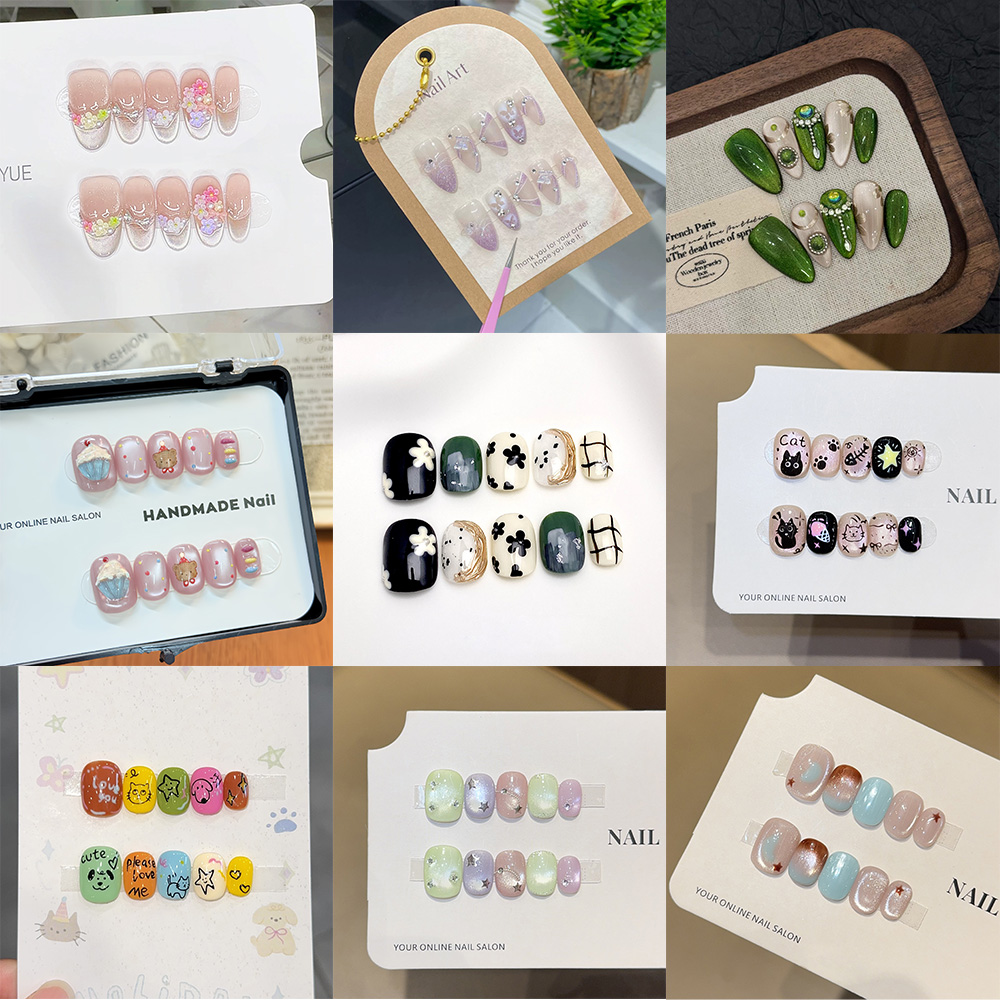 10Pcs Cute Cartoon Cat & Bear  - Pressed Flower Art recensie en prijs