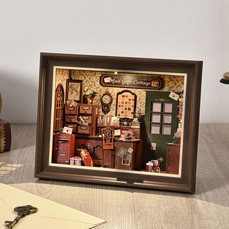 DIY 3D Wooden Book Nook Kit Mi - Engraved Wood Frame recensie en prijs