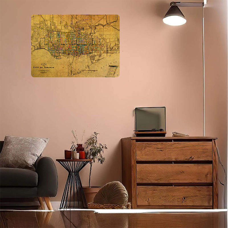 Vintage Street Map of Toronto  - Custom Map Poster recensie en prijs