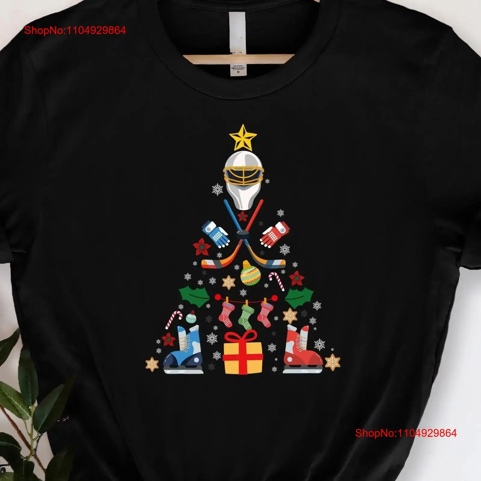 Hockey Christmas Tree T Shirt  - Family Tree Print recensie en prijs
