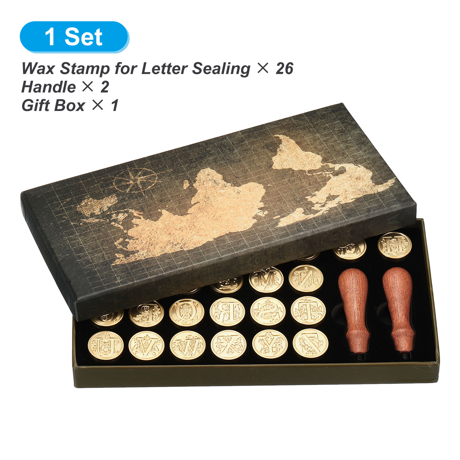 Alphabet Wax Seal Stamp Kit, 2 - Wax Seal Letter Kit recensie en prijs