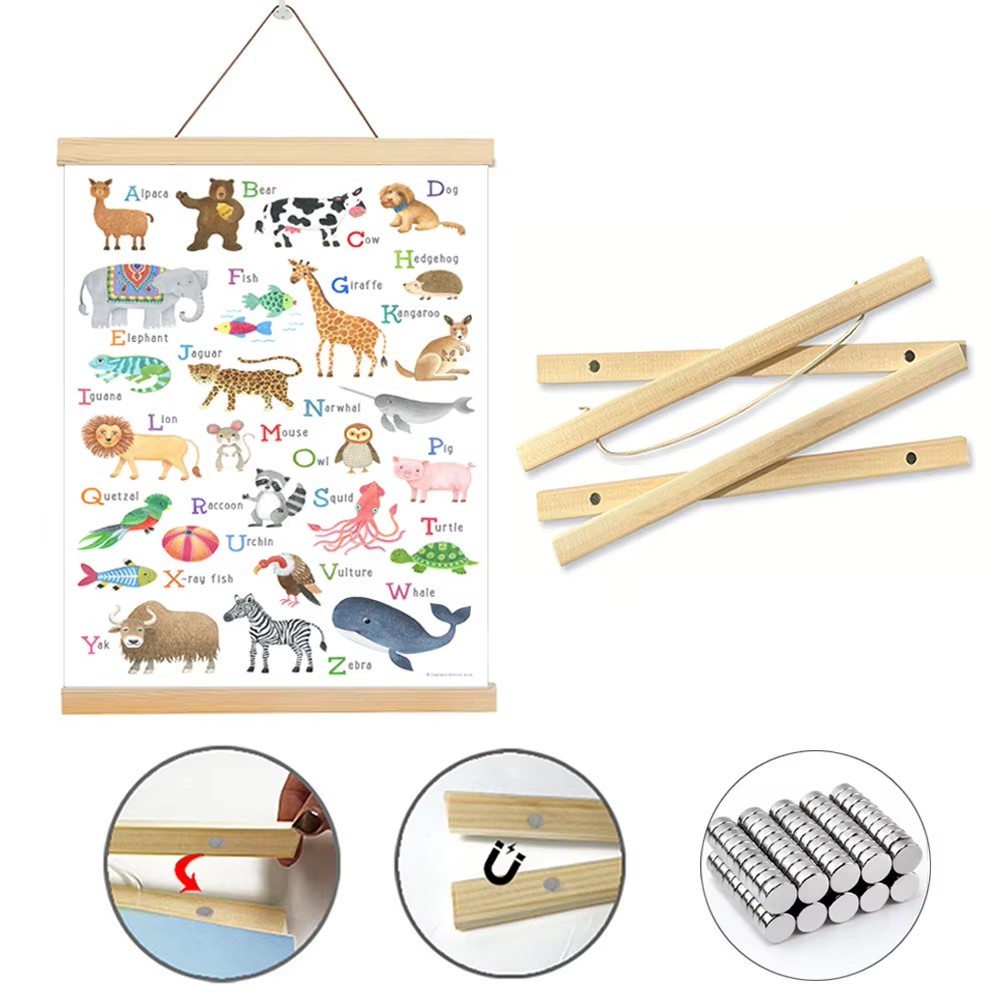 7 Colors 30 40 50cm Magnatic P - Engraved Wood Frame recensie en prijs