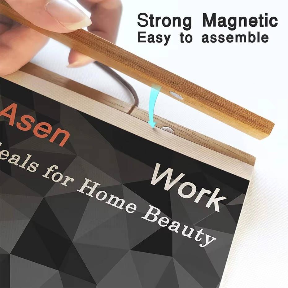 7 Colors 30 40 50cm Magnatic P - Engraved Wood Frame recensie en prijs