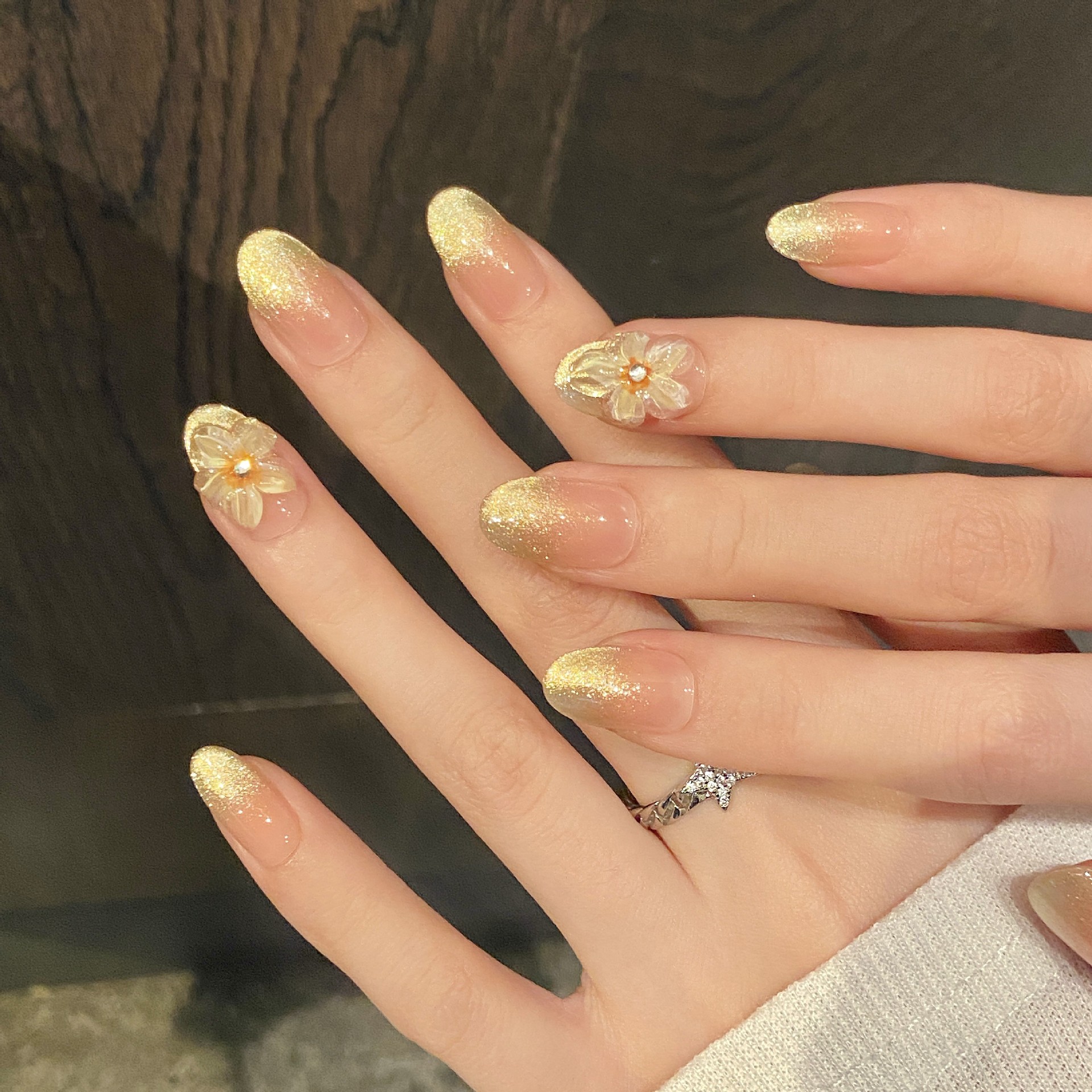 10pcs Handmade Press on Nails  - Pressed Flower Art recensie en prijs