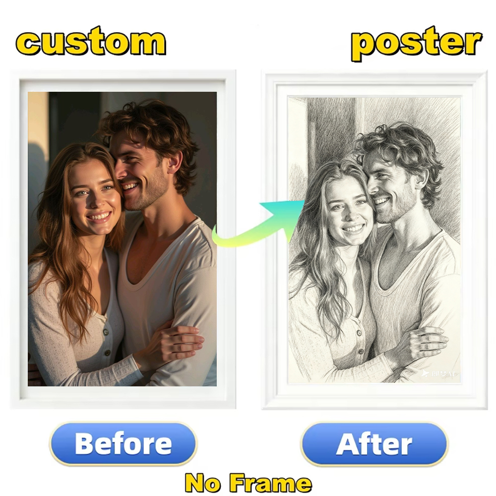 Custom photos to black and whi - Pet Portrait Custom recensie en prijs