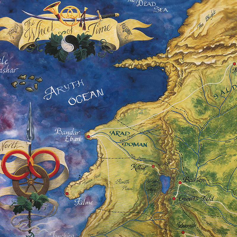The Wheel of Time Map Poster P - Custom Star Map recensie en prijs