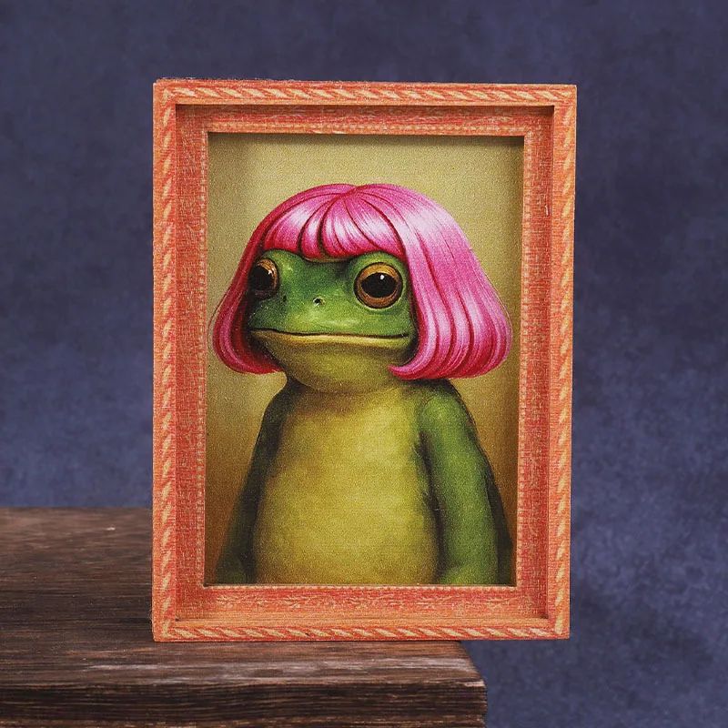 Mini Wooden Photo Frame Frog F - Engraved Wood Frame recensie en prijs