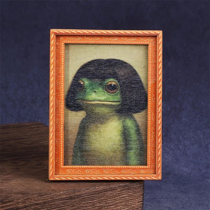 Mini Wooden Photo Frame Frog F - Engraved Wood Frame recensie en prijs