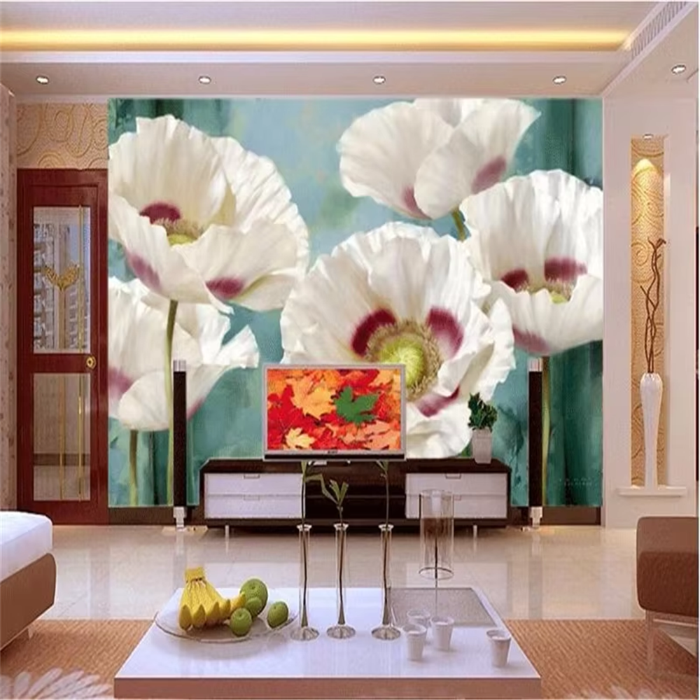 custom White flowers wallpaper - Custom Night Sky recensie en prijs