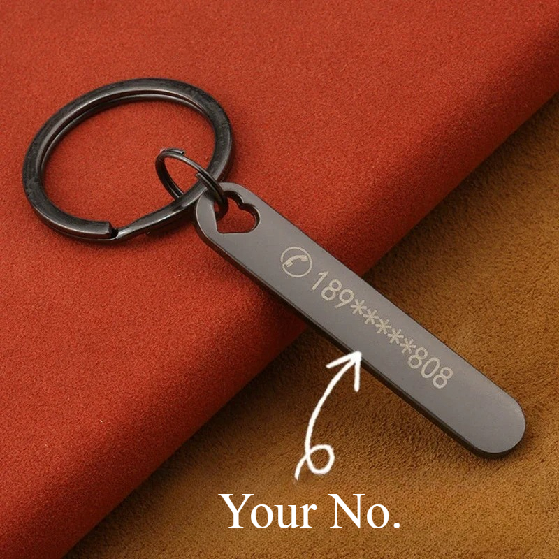 Custom Keychain with Free Engr - Initial Ring Custom recensie en prijs