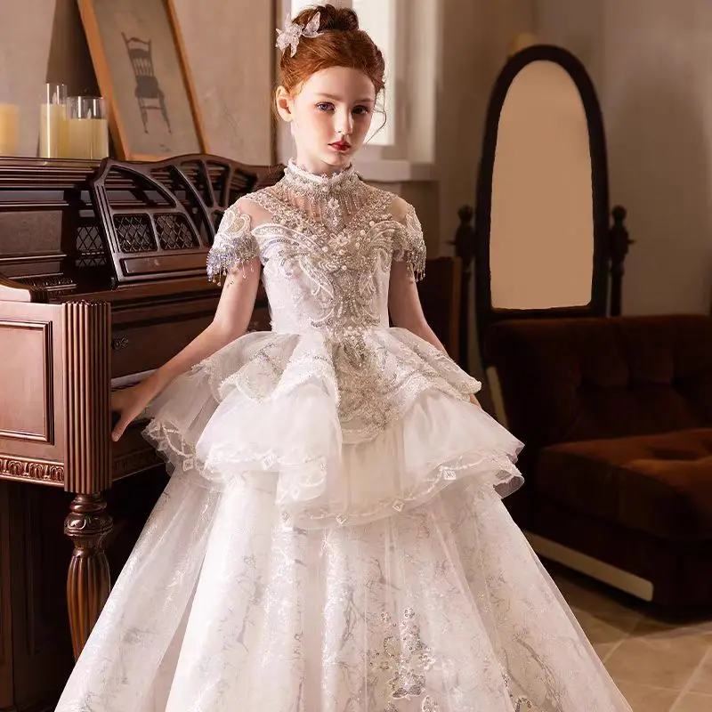 Custom Flower Girl Dress Weddi - Birth Flower Necklace recensie en prijs