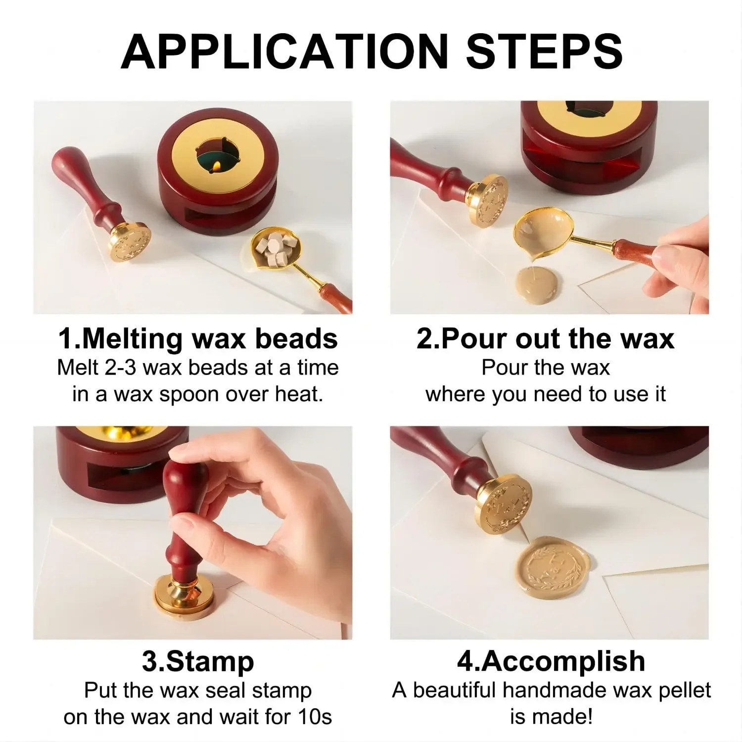 Custom Wax Seal Stamp Kit Doub - Wax Seal Letter Kit recensie en prijs