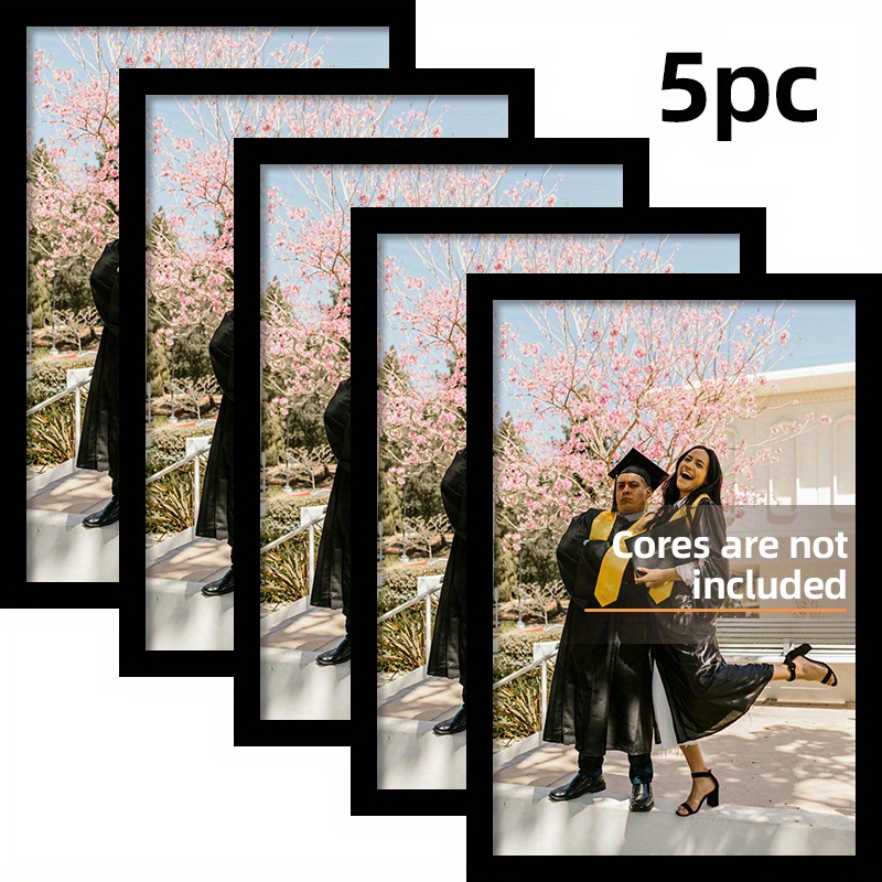 5-Piece Set A4 Black Wooden Ph - Engraved Wood Frame recensie en prijs