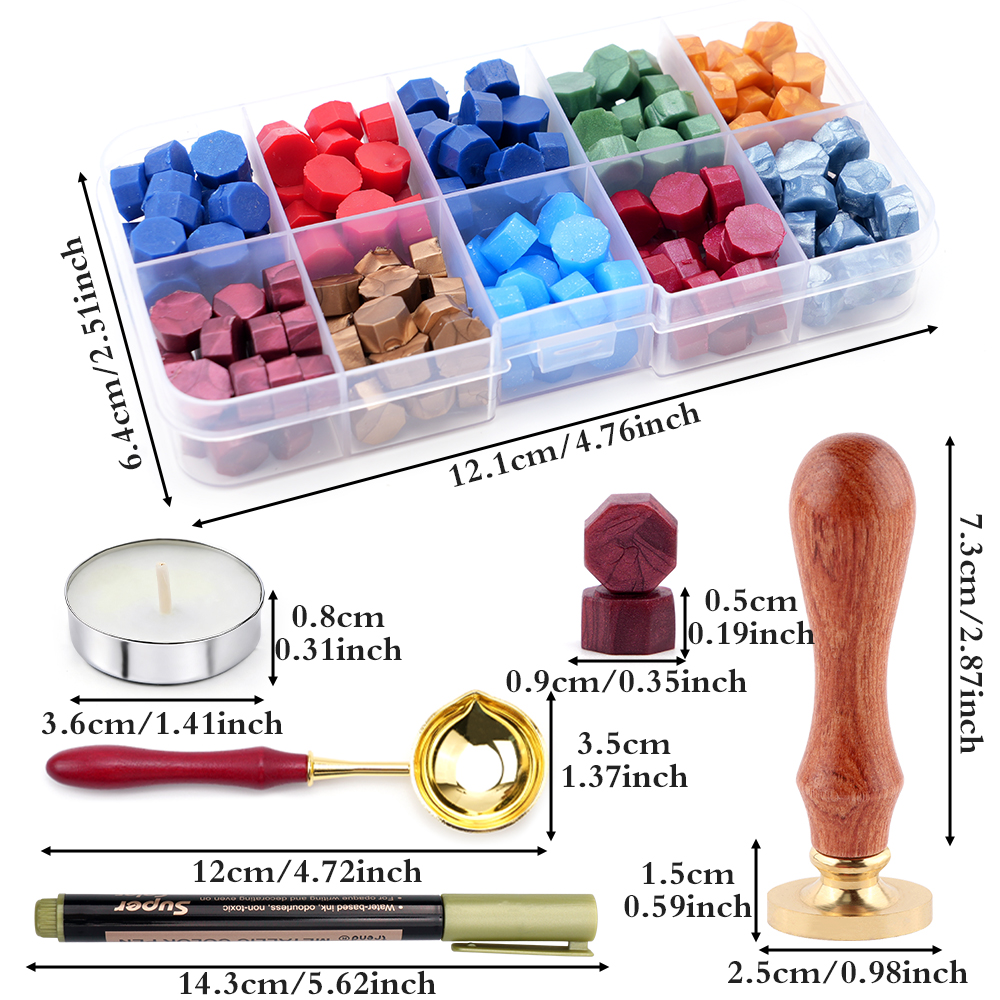 A-Z letter Wax Seal Stamp Kit  - Wax Seal Letter Kit recensie en prijs