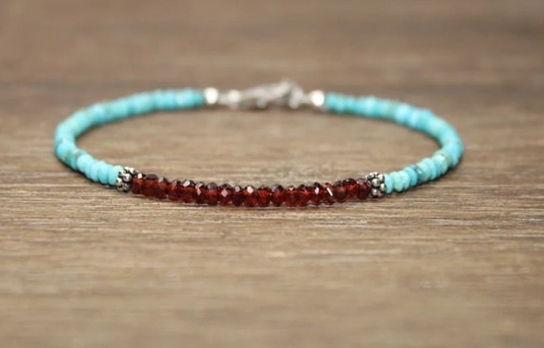 Garnet & Sleeping Beauty Turqu - Coordinates Bracelet recensie en prijs