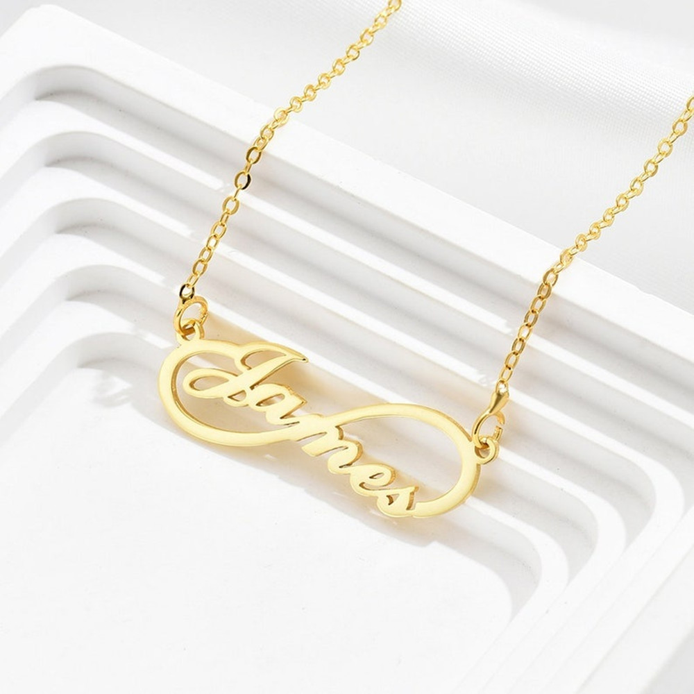 Custom Infinity Name Necklace  - Birth Flower Necklace recensie en prijs