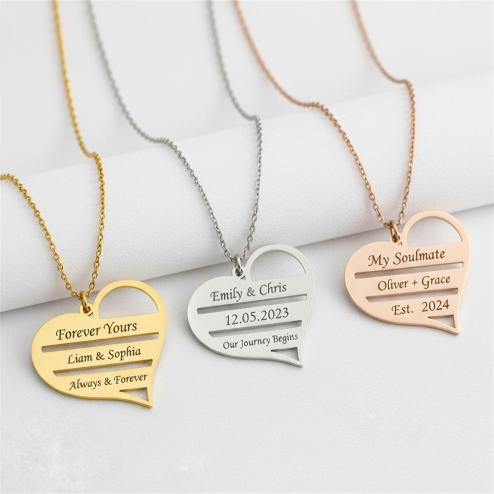 Custom Heart Necklace Stainles - Birth Flower Necklace recensie en prijs